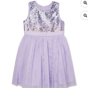 George Girls Orchid Sequin Tutu Dress Size 12 NWT